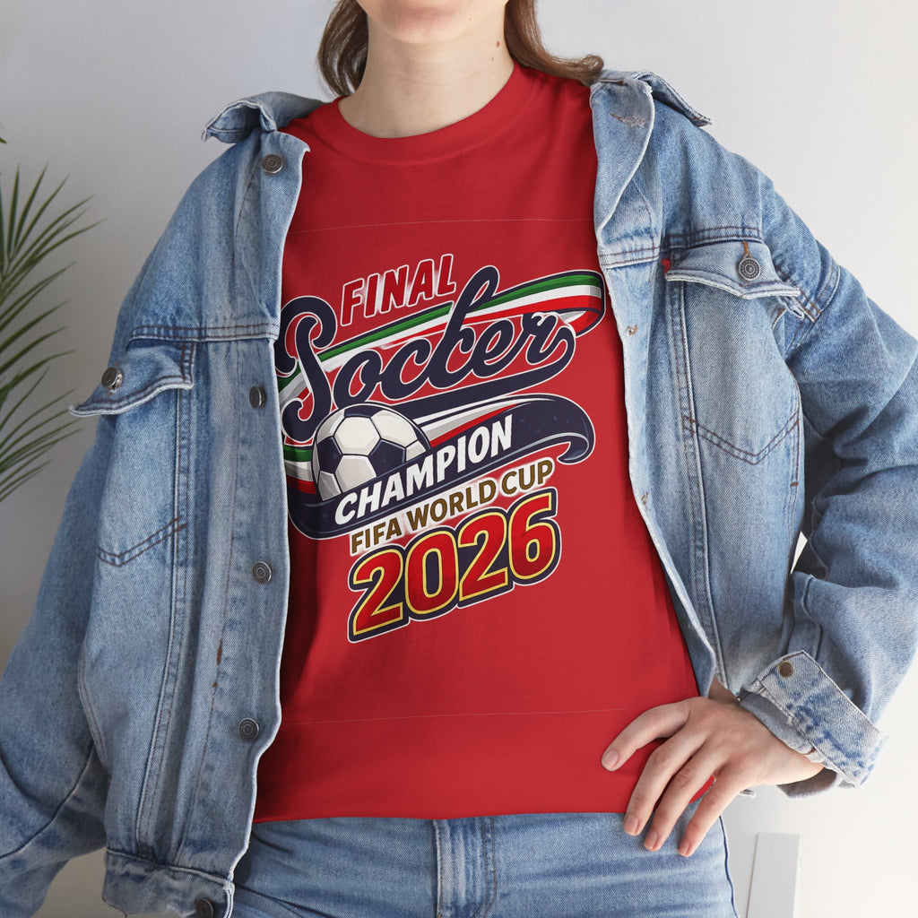 2026 Soccer  Champion Tee - Final Soccer Graphic Shirt