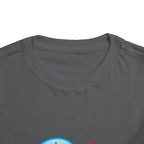 2nd Birthday Toddler Tee — Happy Birthday Number 2 with Cars & Balloons