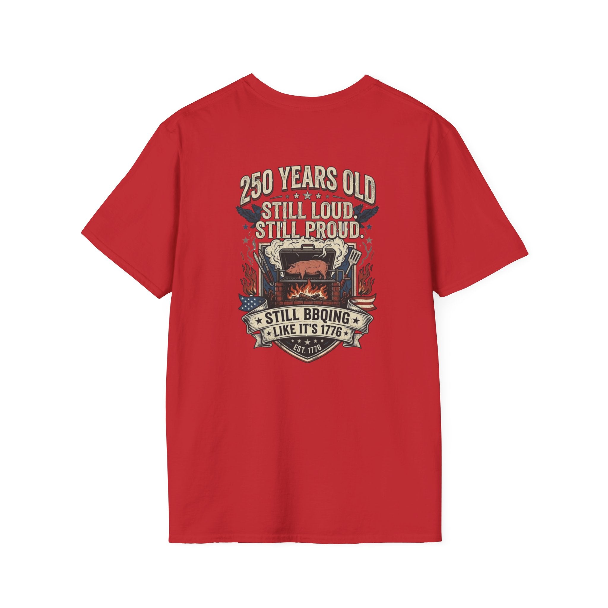 250th Anniversary - 4th of July Patriot Graphic T-Shirt — Patriotic '250' Celebration Design