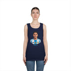 "I am Here to Stay" Argentina Soccer Star Tank Top — Jersey Portrait World Cup 2026.