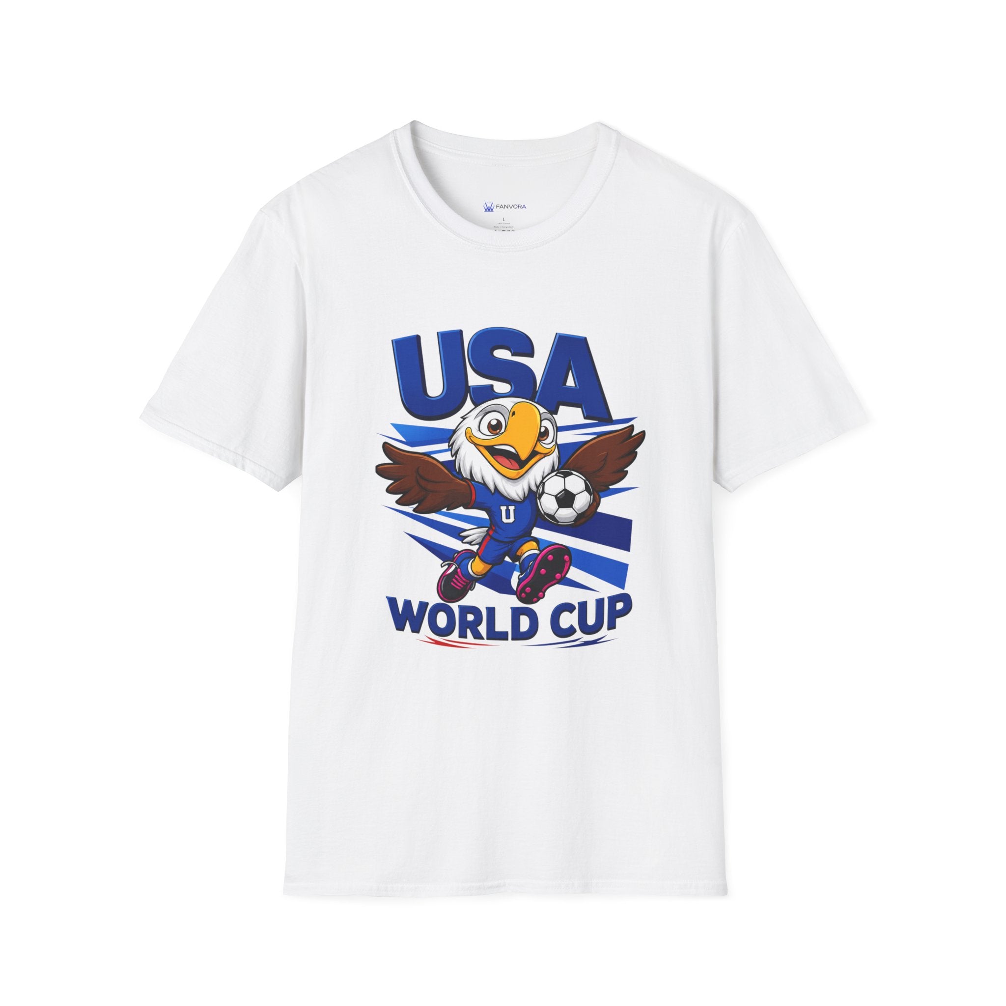 USA  Soccer T-Shirt — Eagle Mascot Graphic