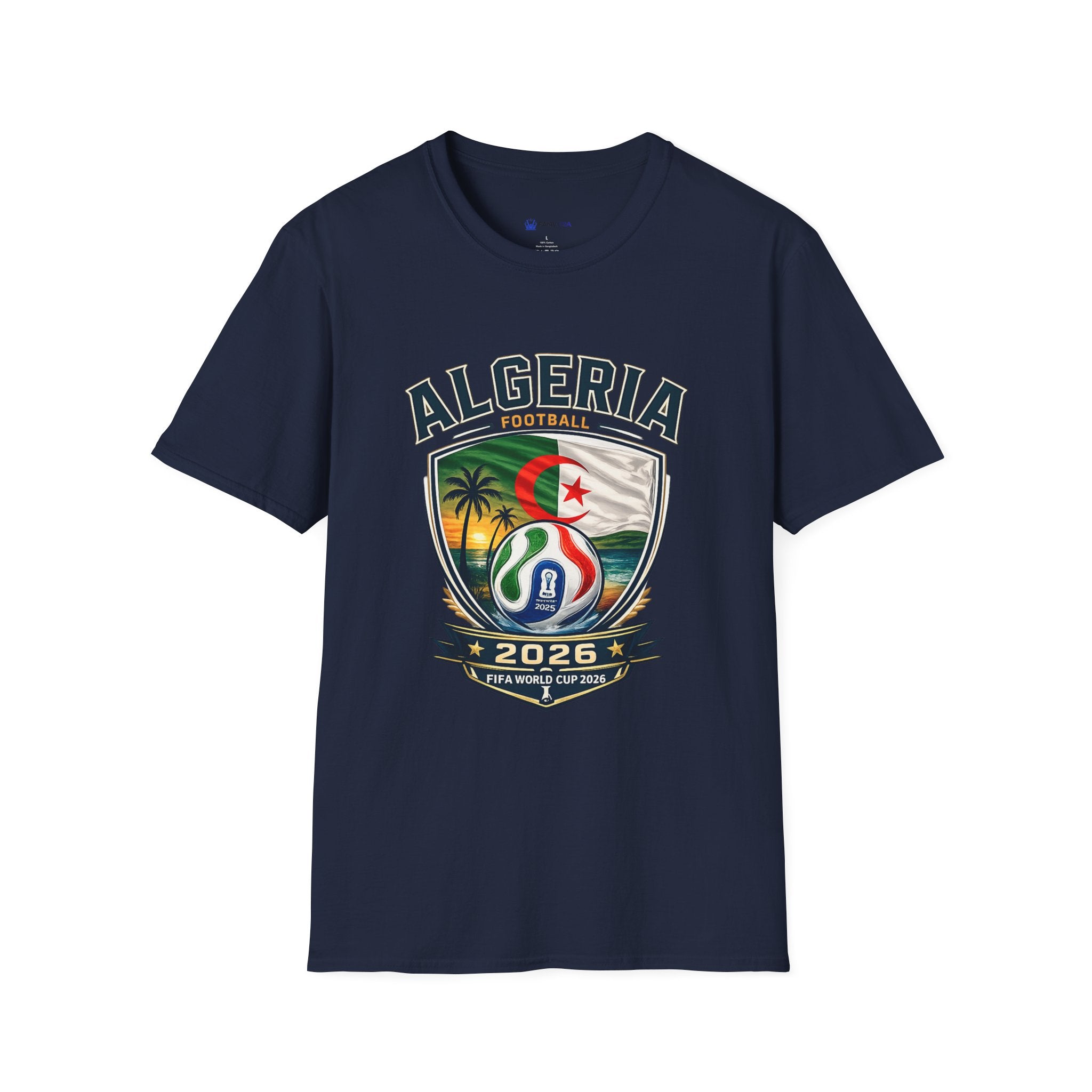 Algeria Football T-Shirt — 2026 National Team Crest Tee