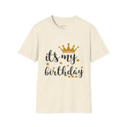 Birthday Tee — “It's My Birthday” Crown Graphic T-Shirt