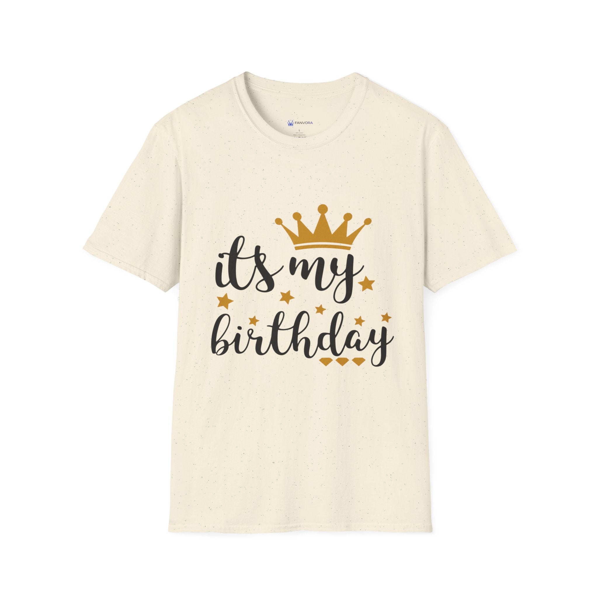 Birthday Tee — “It's My Birthday” Crown Graphic T-Shirt
