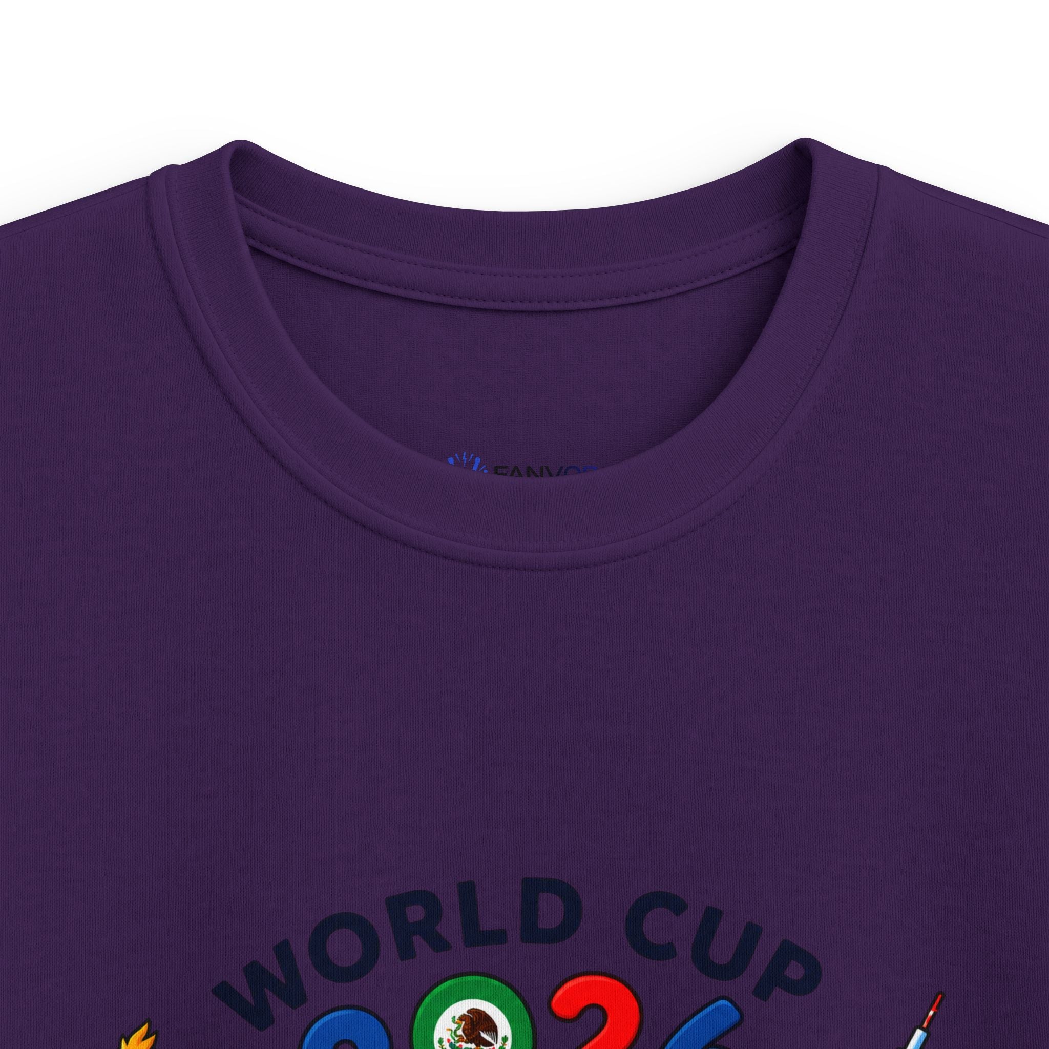 Kids Tee -  America Soccer Mascot & Landmarks