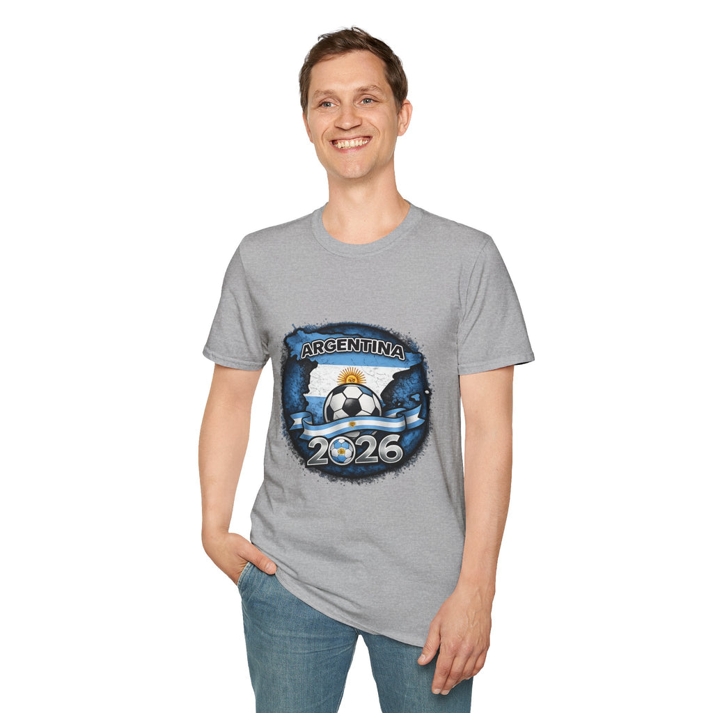 Argentina Soccer T‑Shirt 2026 — Fan Jersey