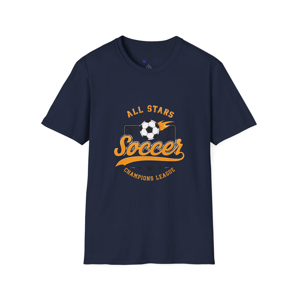 Soccer All Stars T-Shirt — Vintage Goal & Ball Sports Tee