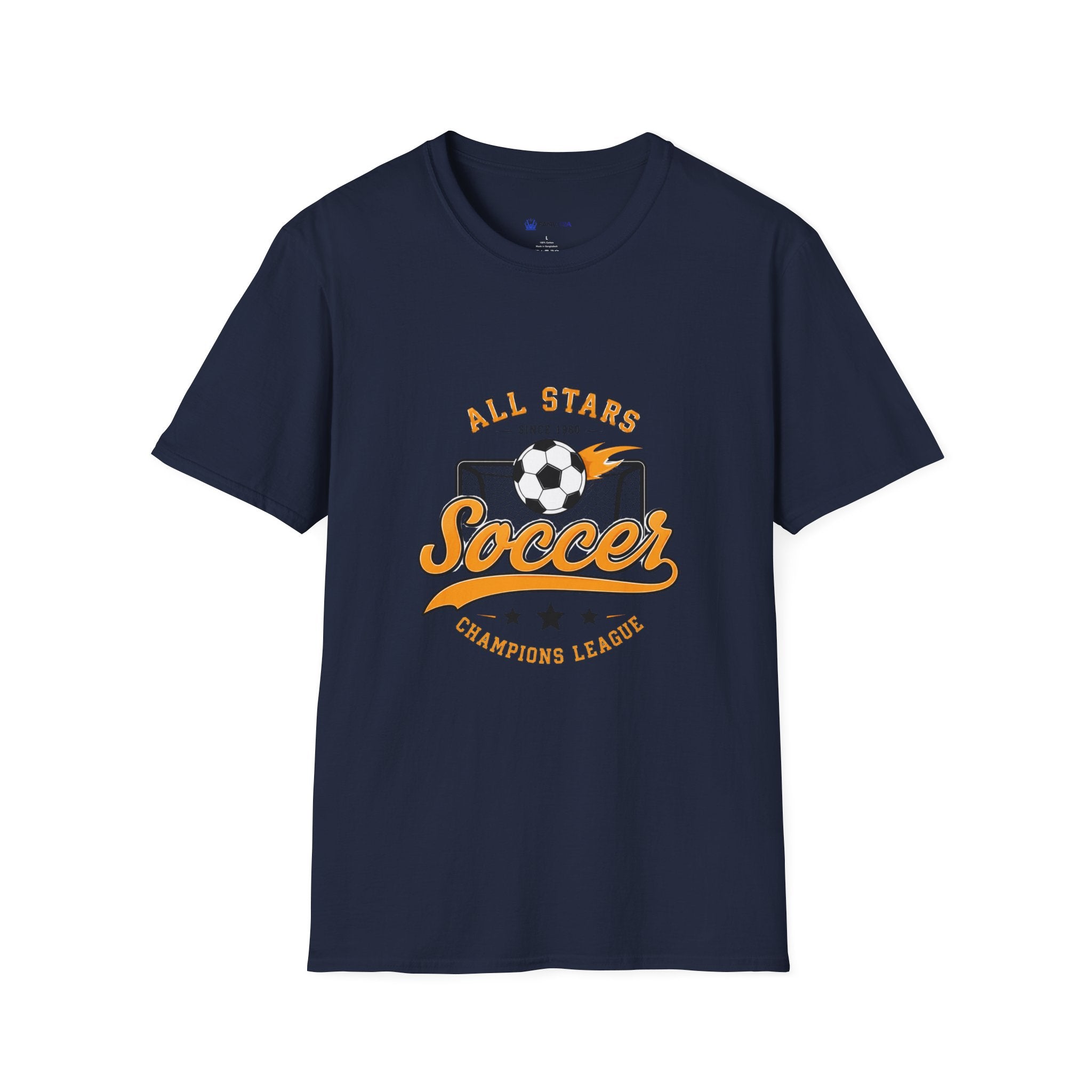 Soccer All Stars T-Shirt — Vintage Goal & Ball Sports Tee