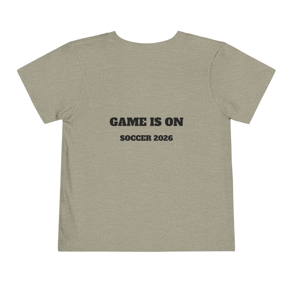 Toddler Soccer Tiger Tee — Cute Kicking Tiger Football Shirt for Kids