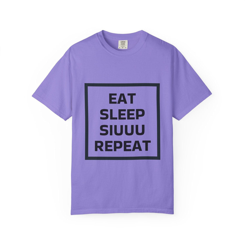 Unisex CR7 Fans Siuuu T-Shirt — Eat Sleep Siuuu Repeat Graphic Tee.