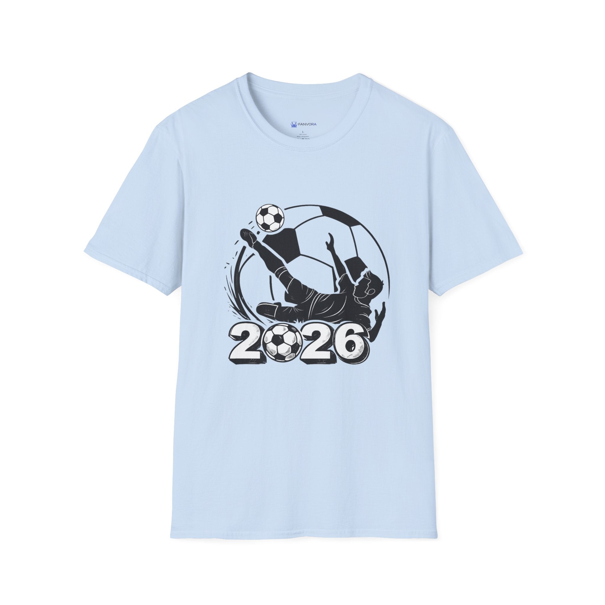 Soccer 2026 T-Shirt — Futbol Player Kick Graphic Tee
