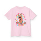 Scooby-Doo Kids T‑Shirt — Colorful Rainbow Cartoon Tee for Kids