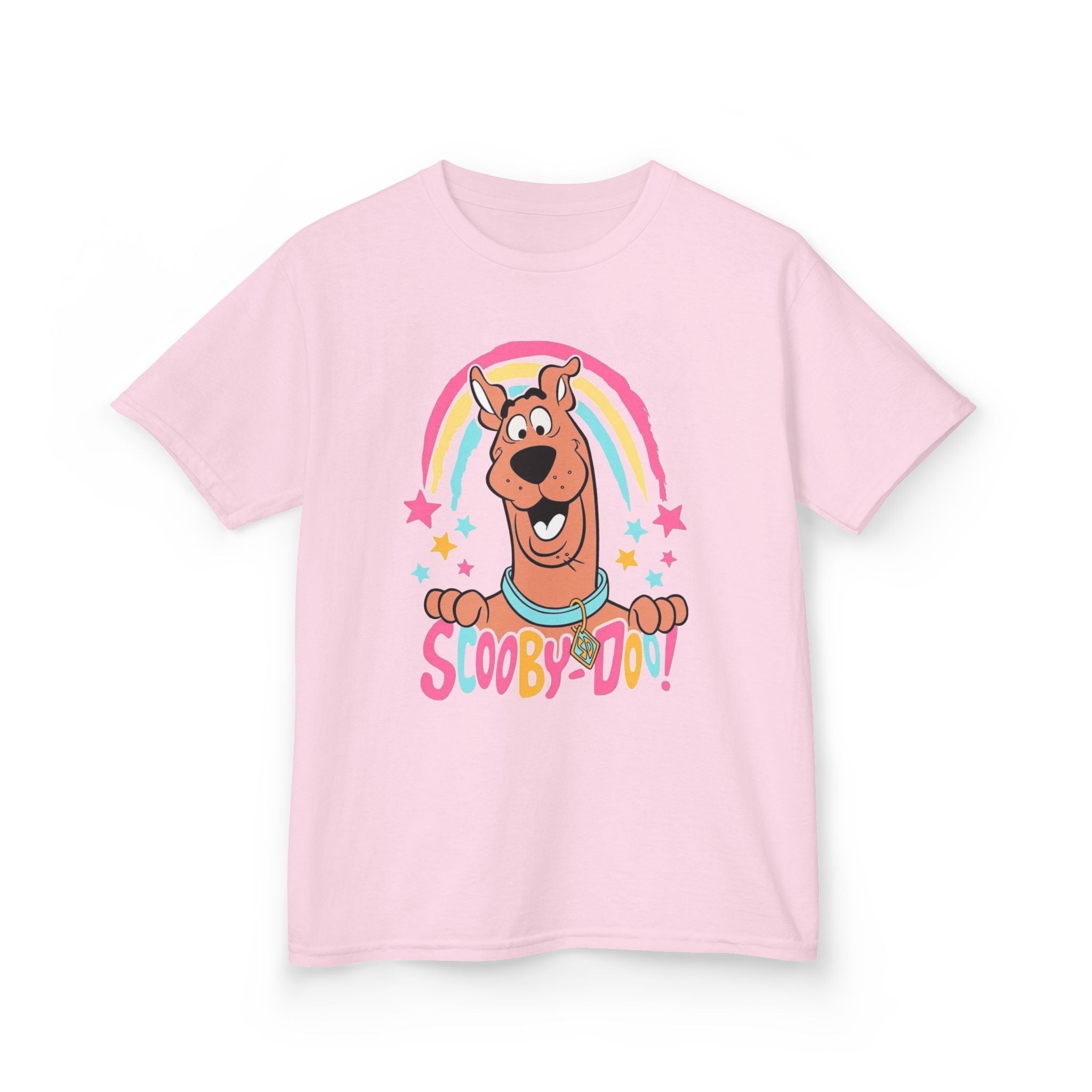 Scooby-Doo Kids T‑Shirt — Colorful Rainbow Cartoon Tee for Kids
