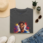 England Lagend Portrait T-Shirt — Color Splash Football Fan Tee