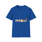 Cat Meow T-Shirt — Cute Cartoon Kitty Graphic Tee