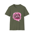Birthday T-Shirt — “It's My Birthday” Pink Crown Celebration Tee