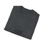 Cats Lover T-Shirt — Cute Minimal Cat Graphic Tee for Cat Moms & Pet Lovers