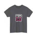 Strong and Pretty Tee — 'Strong and Pretty' Fitness Graphic T-Shirt