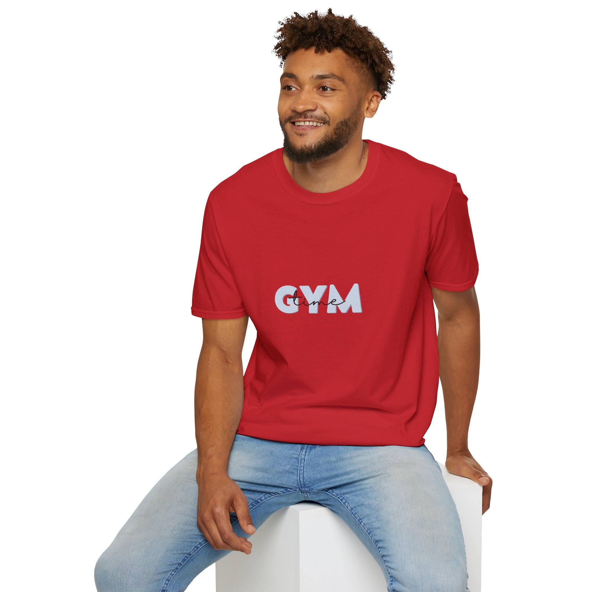 Gym Time T-Shirt — Minimalist Fitness Tee for Workout & Casual Wear