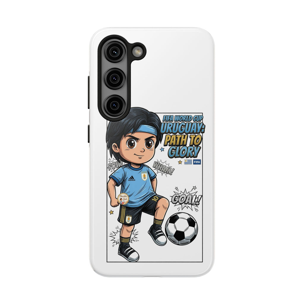 Uruguay Soccer Phone Case — Path to Glory "Goal!" Design