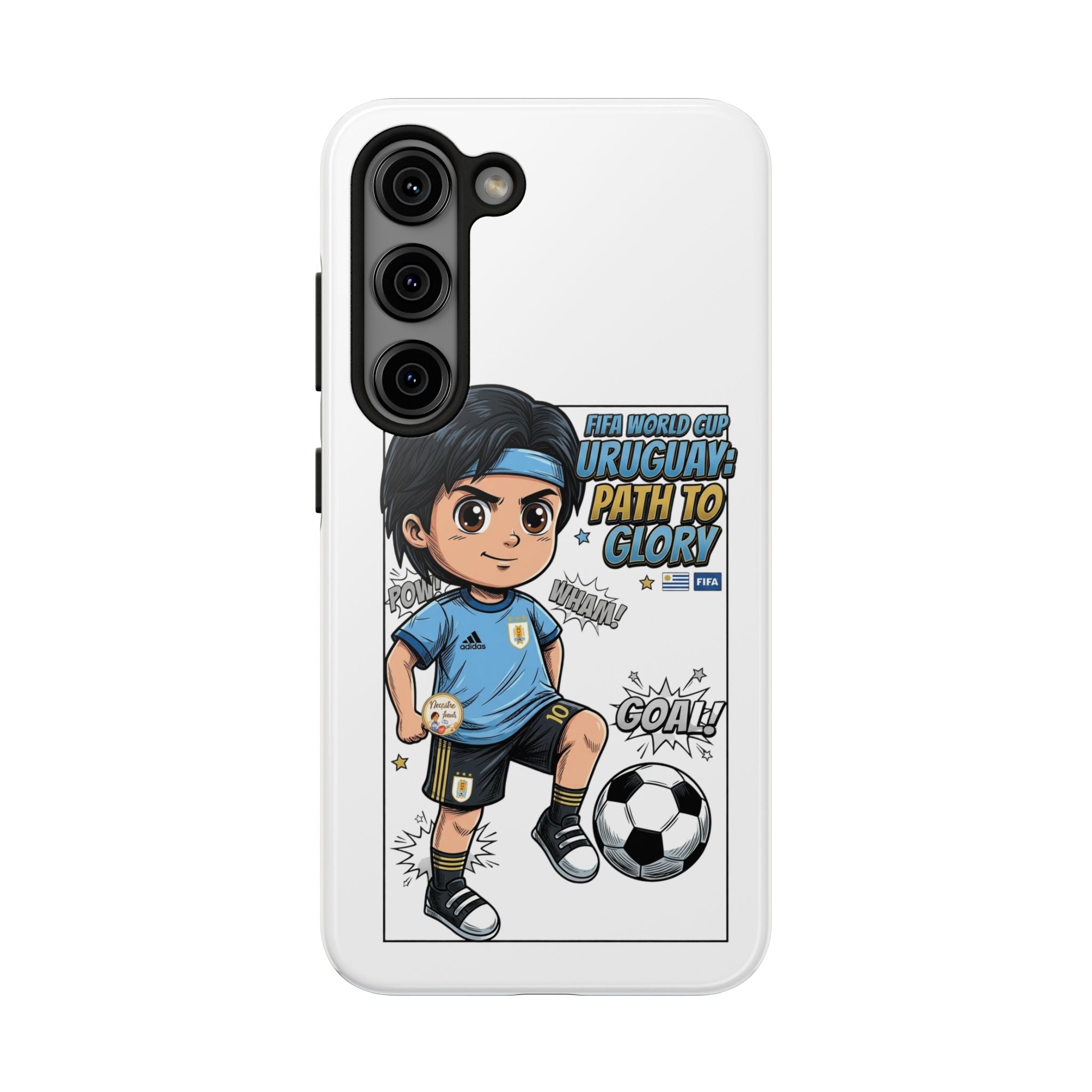 Uruguay Soccer Phone Case — Path to Glory "Goal!" Design