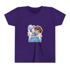 Youth Tee - Cute 'Super Strike!' Soccer Boy Graphic