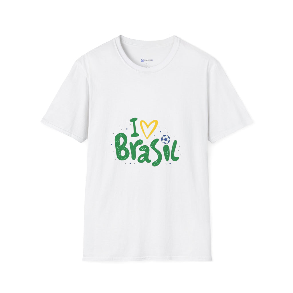 Brazil Soccer T-Shirt — I  Brazil Football Fan Tee
