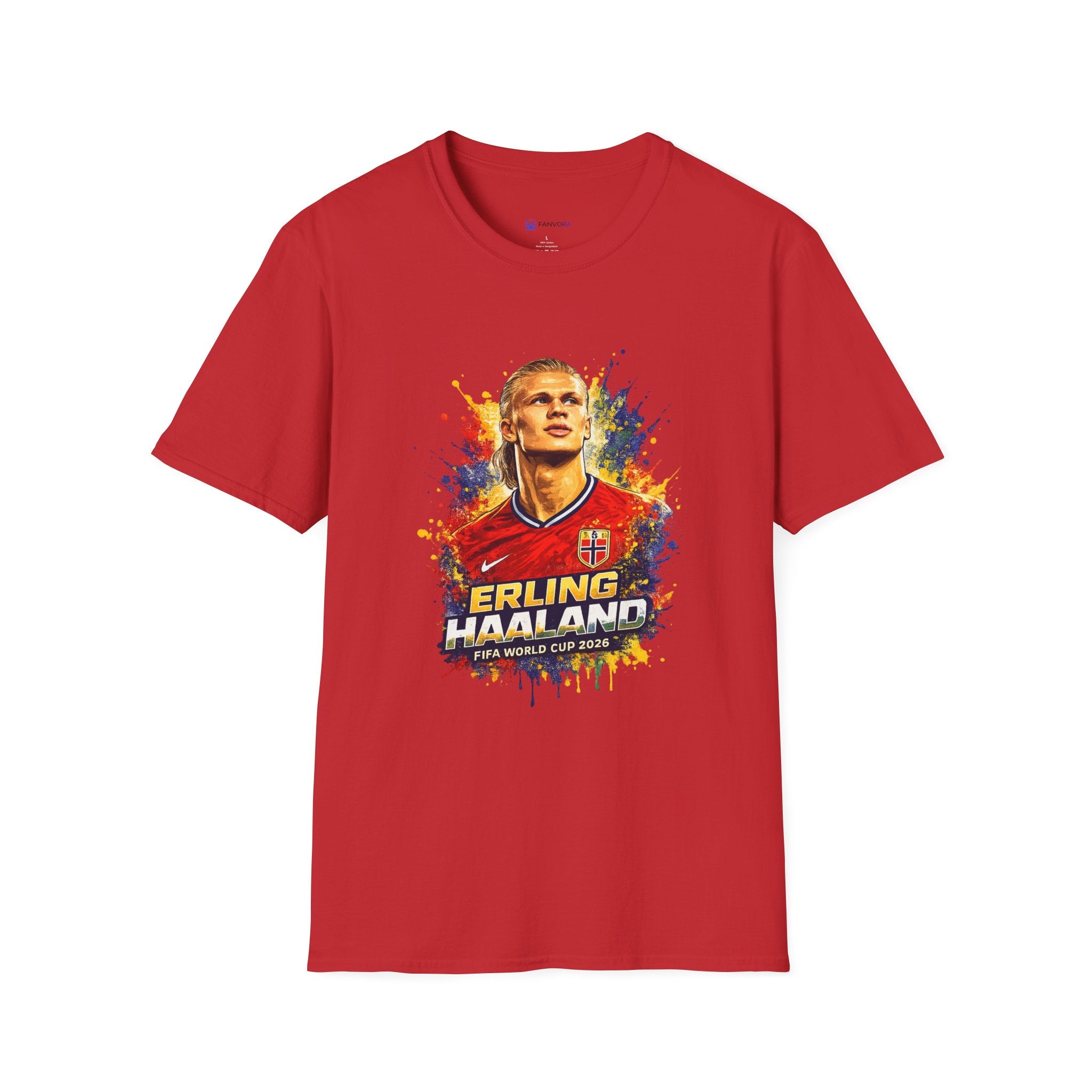 Norway legend Soccer T‑Shirt — Watercolor Portrait Football Tee