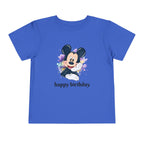 Toddler Tee — Cute Mickey "happy birthday" Birthday Shirt for Kids