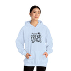 My Best Friend Has Paws Hoodie — Cute Paw Print Pet Lover Sweatshirt