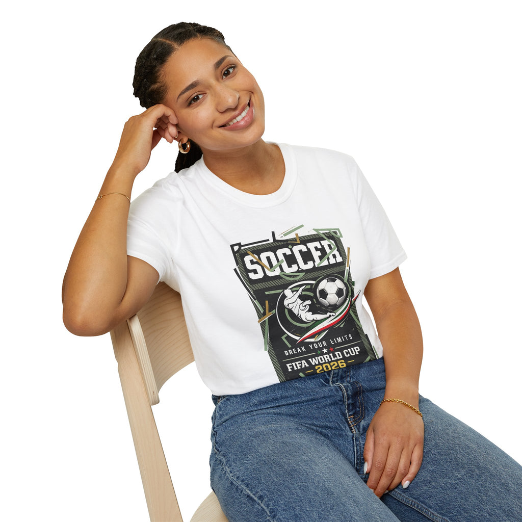 Soccer Cup 2026 Graphic T‑Shirt — Vintage Team Crest Soccer Tee