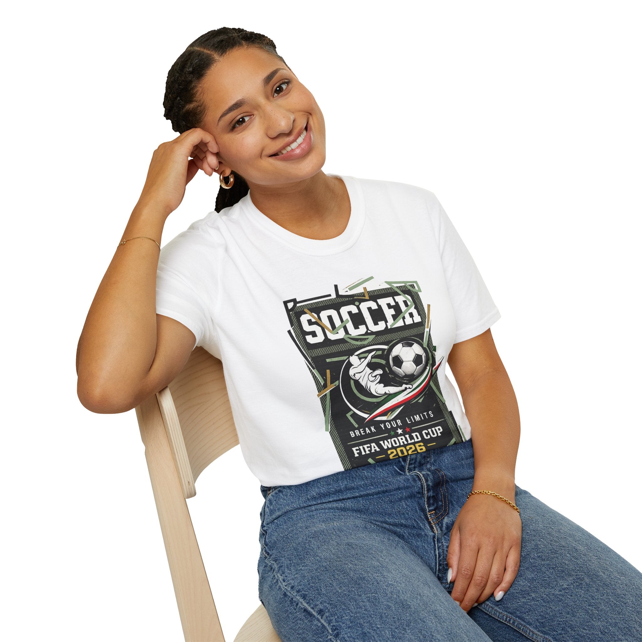 Soccer Cup 2026 Graphic T‑Shirt — Vintage Team Crest Soccer Tee