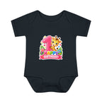 1st Birthday Baby Bodysuit - Happy Birthday Giraffe Onesie