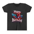 Spider Hero "Happy Birthday" Youth Tee