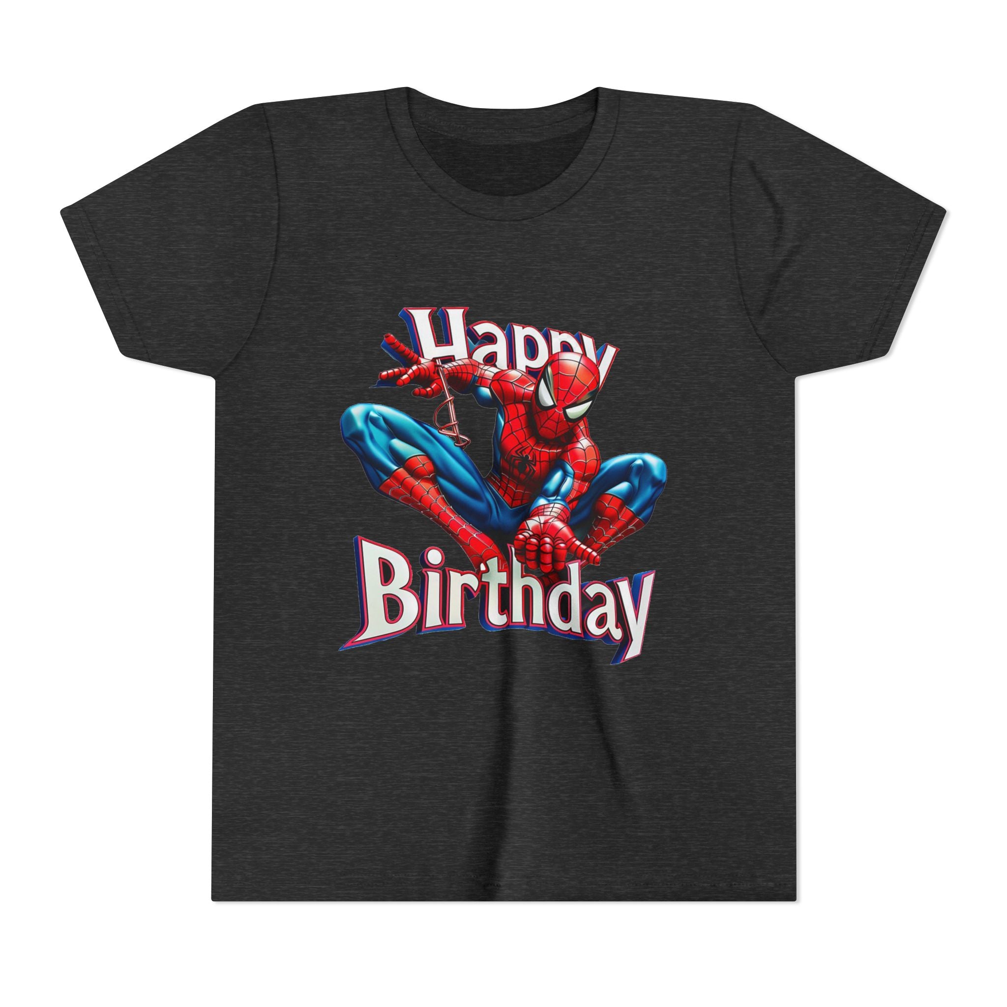 Spider Hero "Happy Birthday" Youth Tee