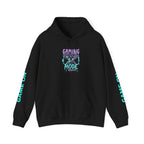 Gaming Mode Hoodie — "Gaming Mode" Graphic Pullover with Sleeve "Game On" Text