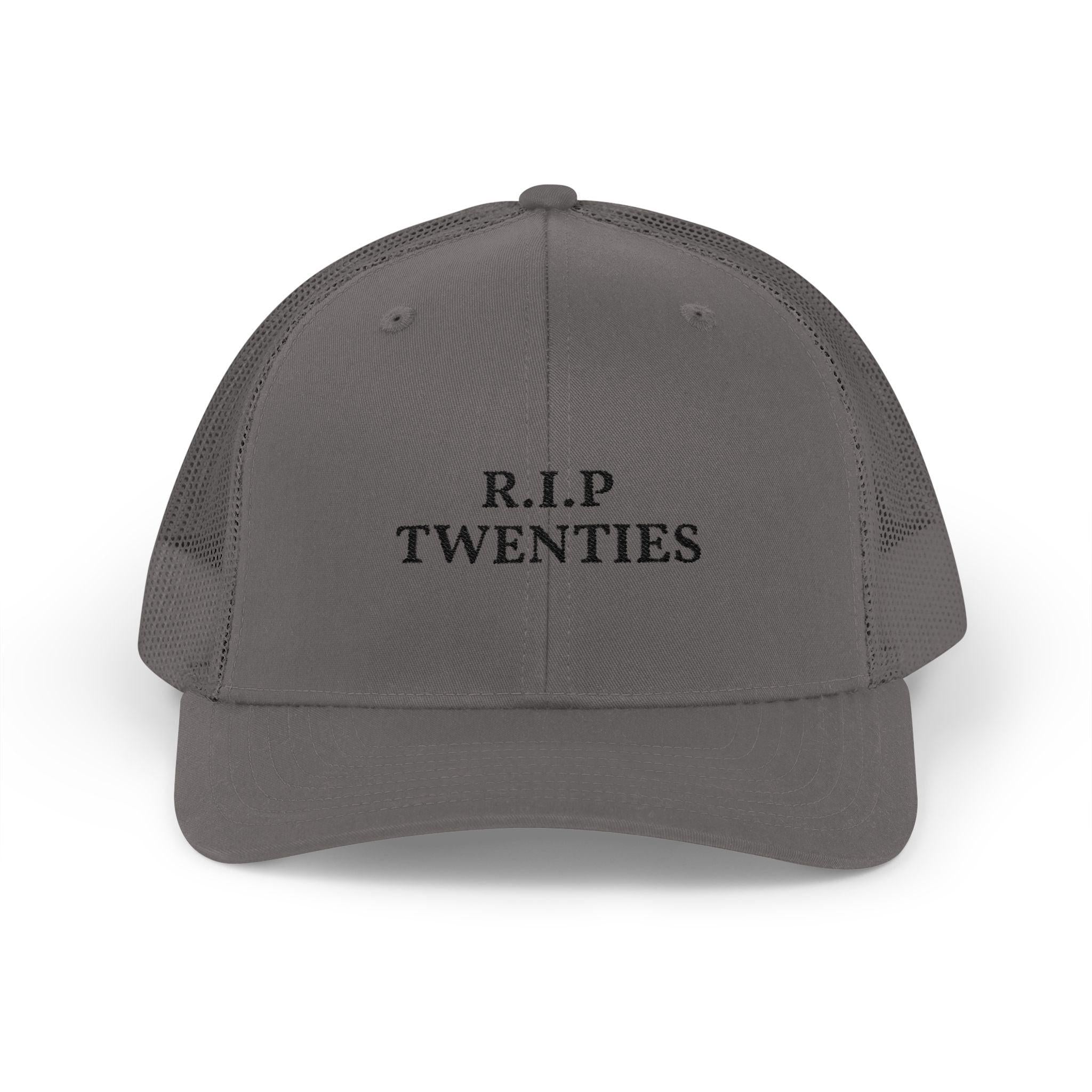 R.I.P. Twenties embroidered trucker cap