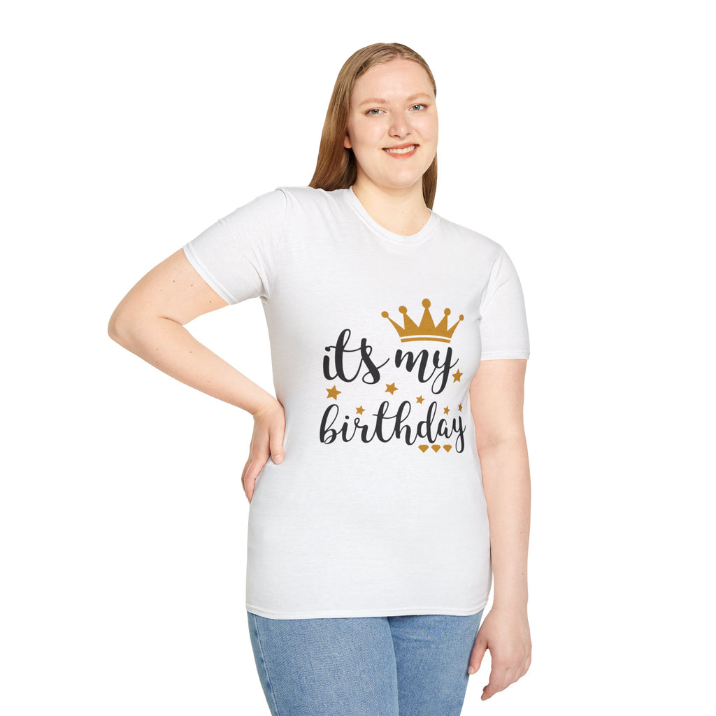 Birthday Tee — “It's My Birthday” Crown Graphic T-Shirt