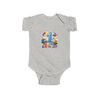 1st Birthday Infant Bodysuit - Colorful Number One Party Design