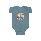 1st Birthday Infant Bodysuit - Colorful Number One Party Design
