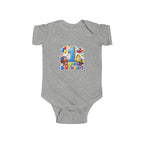 1st Birthday Infant Bodysuit - Colorful Number One Party Design