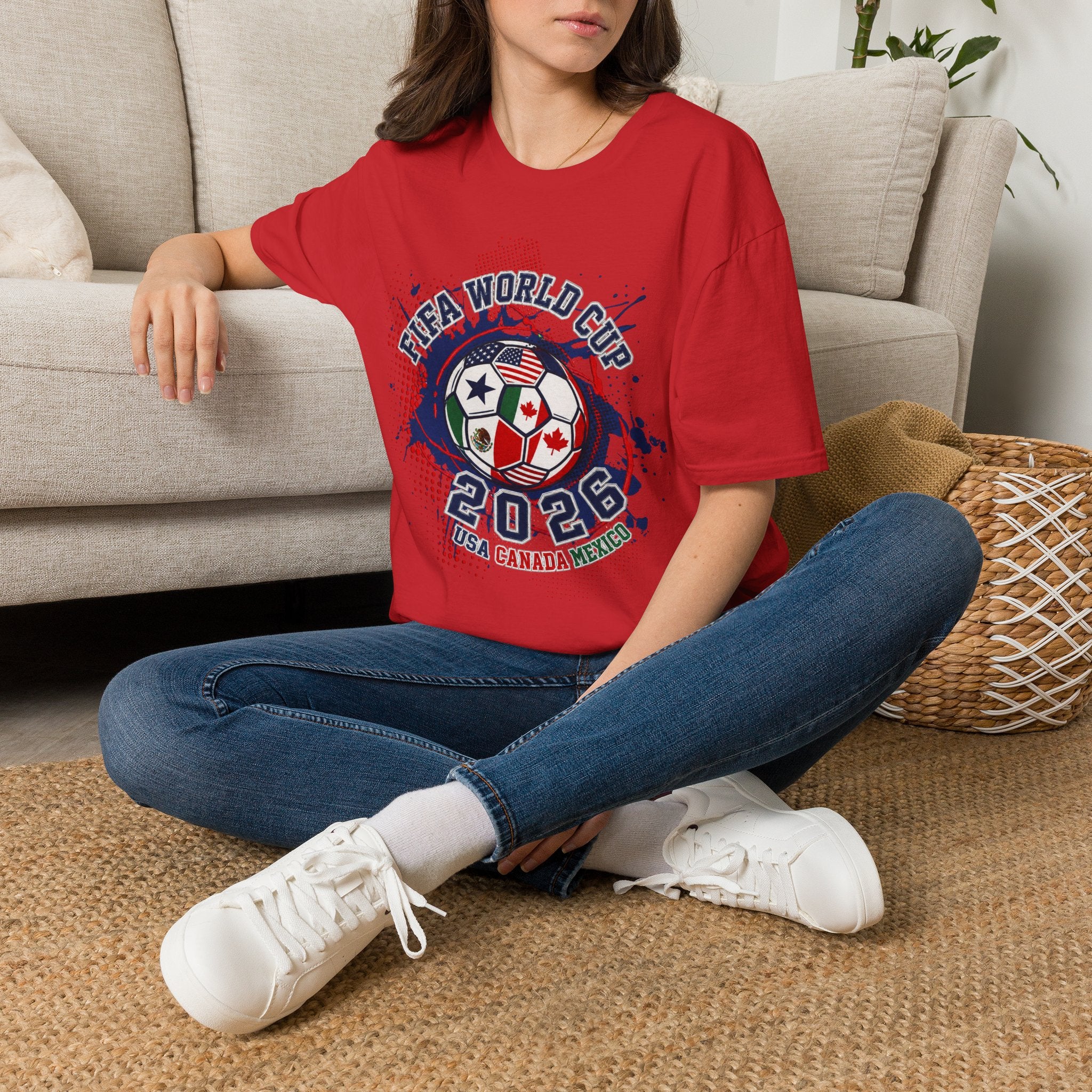 Soccer cup 2026 Tee — USA Canada Mexico Championship Design