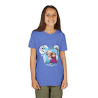 Girls' Frozen Princesses Youth Tee – Elsa & Anna Winter Friends Shirt