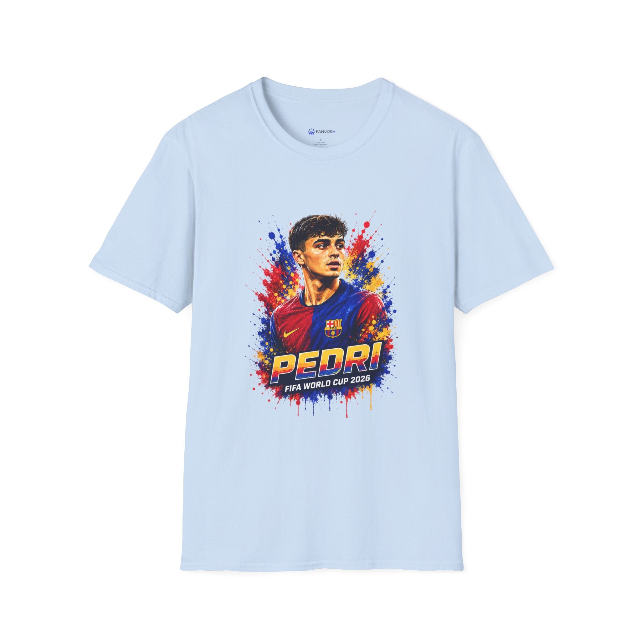 T-Shirt — 'Spain legend' Color Splash Soccer Portrait Tee