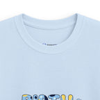 Kids Tee — Cute Blue "Birthday Boy" Bubble Letter Shirt