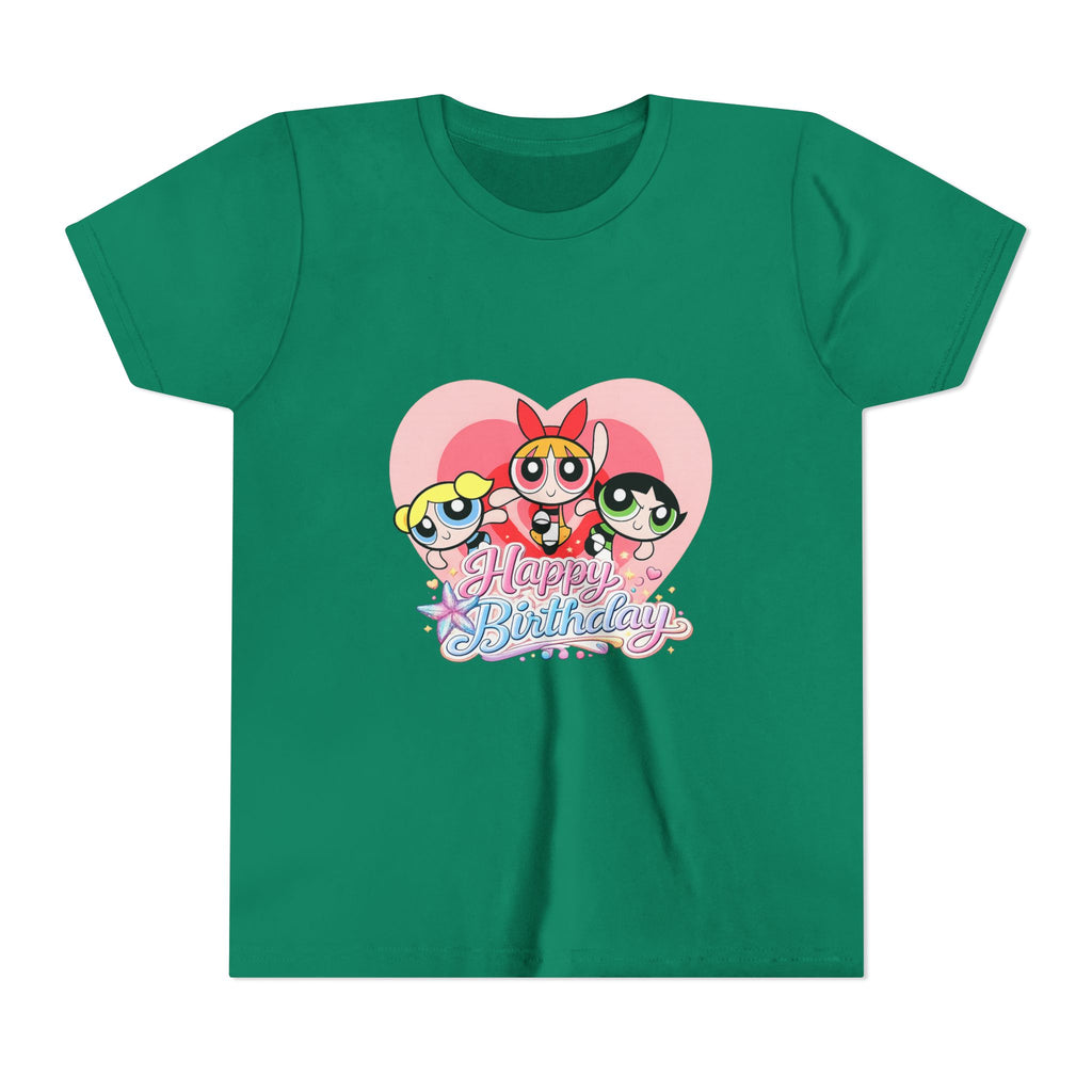 Powerpuff Girls "Happy Birthday" Youth Tee