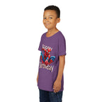 Spider Hero "Happy Birthday" Youth Tee