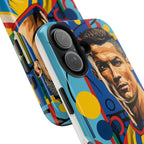Portugal  legend Pop Art Tough Phone Case — Colorful Soccer Legend Protective Cover