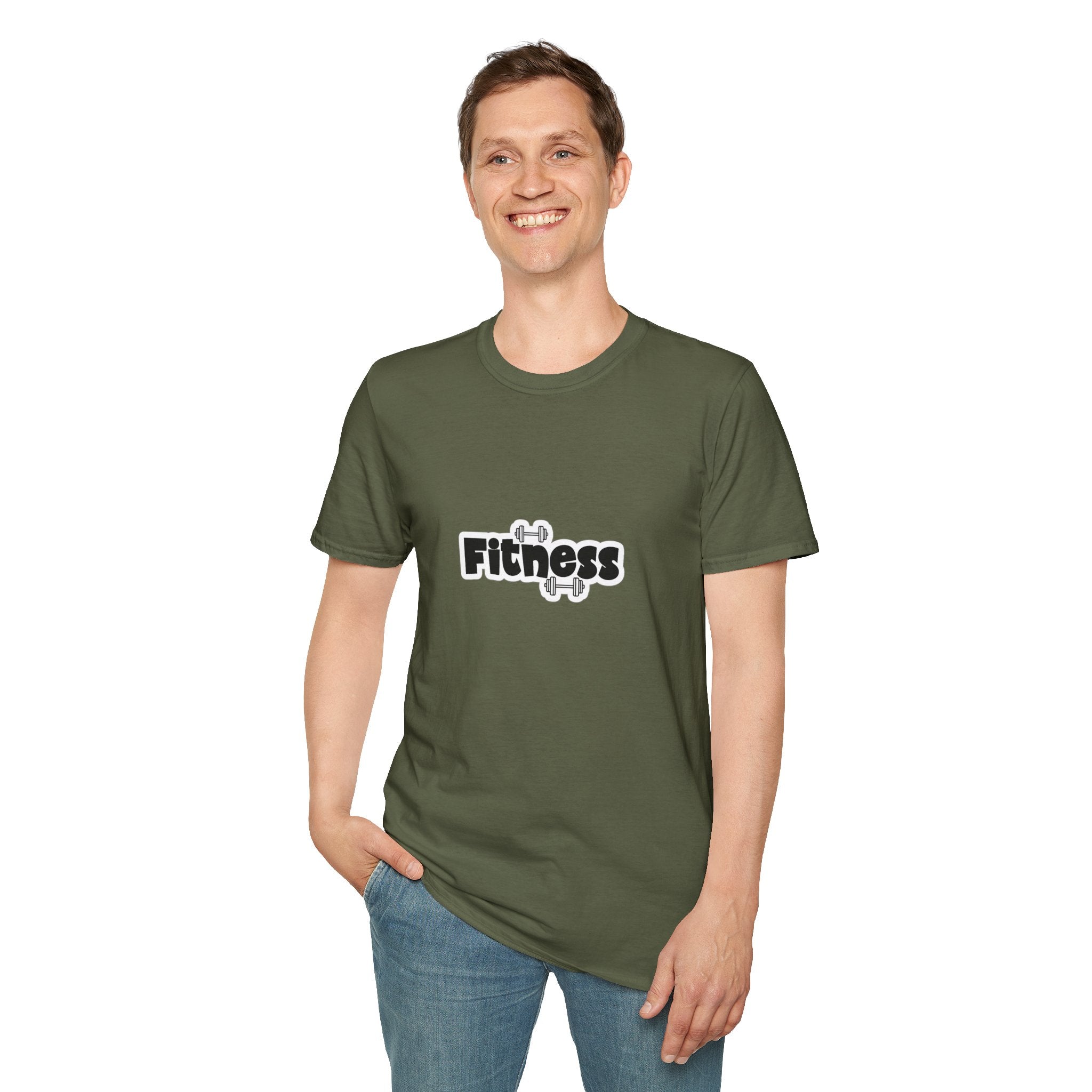 Fitness Graphic T-Shirt — Dumbbell Workout Tee for Gym Lovers