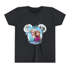 Girls' Frozen Princesses Youth Tee – Elsa & Anna Winter Friends Shirt